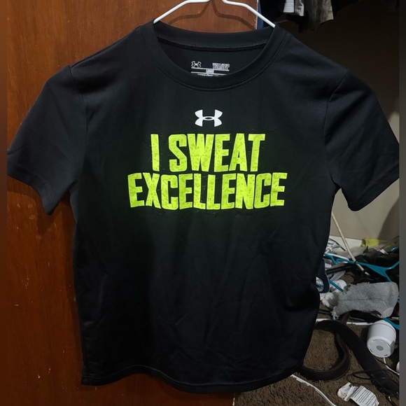 Under Armour Other - Under Armour Black Tee with White Logo